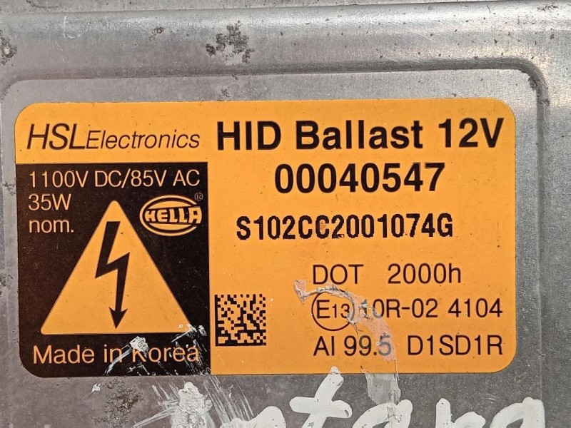 Centralina Proiettori Xenon 00040547 Opel Antara A 2011