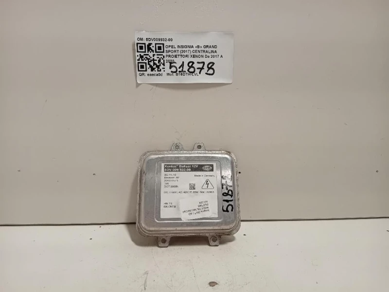 Centralina Proiettori Xenon 5DV009932-00 Opel Insignia B Grand Sport 2017