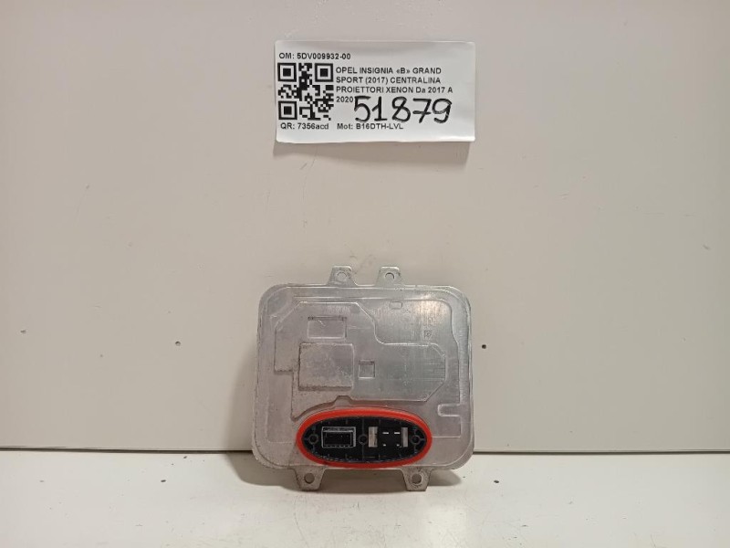Centralina Proiettori Xenon 5DV009932-00 Opel Insignia B Grand Sport 2017