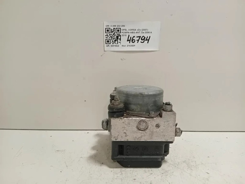 Pompa ABS ANT 0 265 232 288 Opel Corsa D 2007