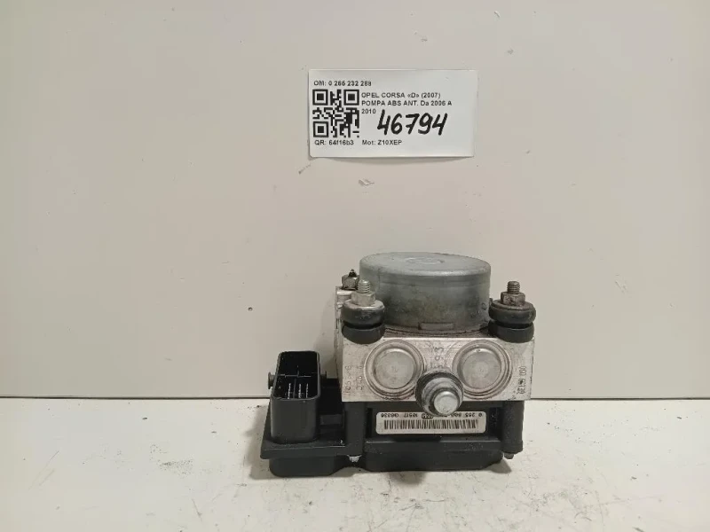 Pompa ABS ANT 0 265 232 288 Opel Corsa D 2007