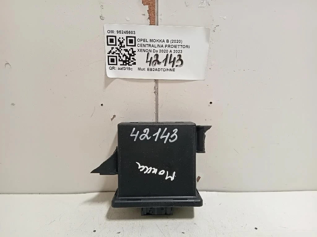 Centralina Proiettori Xenon 95245603 Opel Mokka B 2020