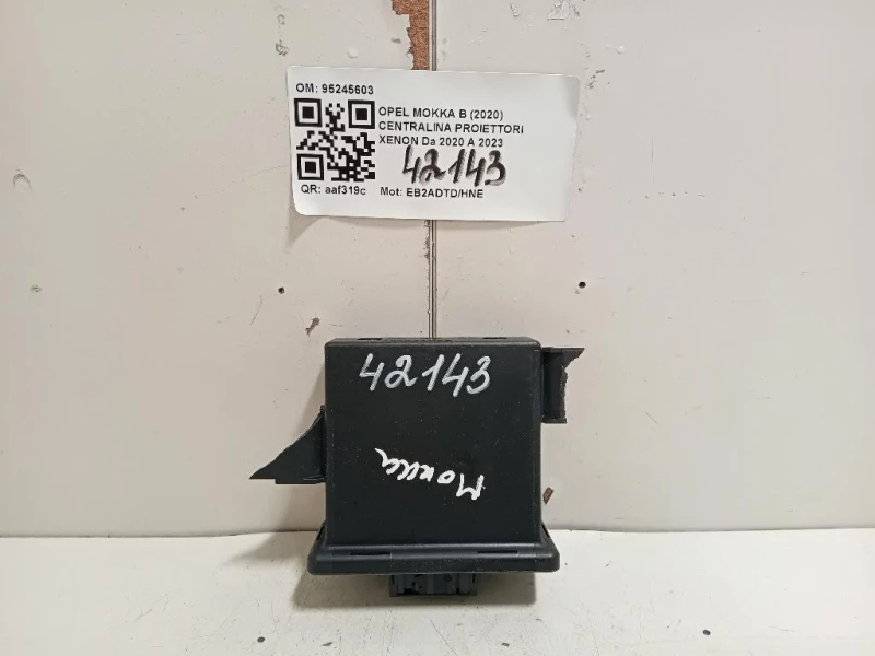 Centralina Proiettori Xenon 95245603 Opel Mokka B 2020