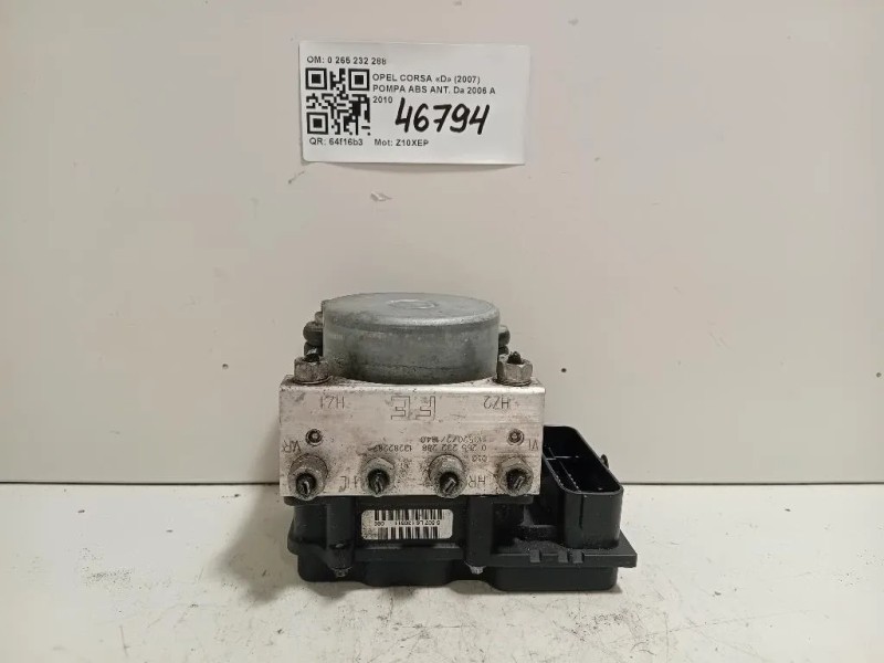 Pompa ABS ANT 0 265 232 288 Opel Corsa D 2007
