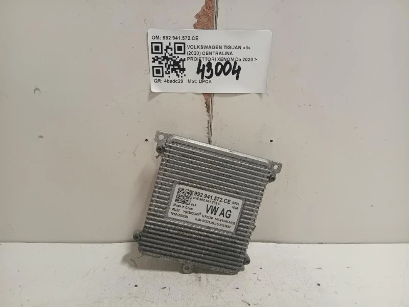 Centralina Proiettori Xenon 992941572CE Volkswagen Tiguan II 2020