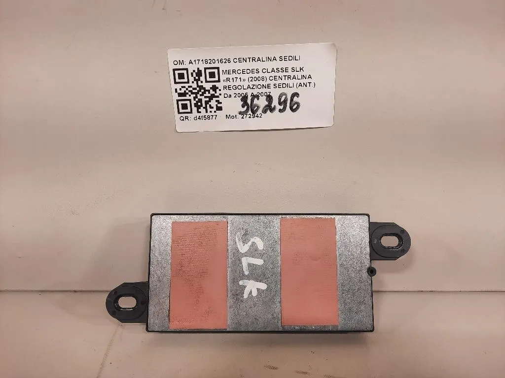 Centralina Regolazione Sedili ANT A1718201626 CENTRALINA SEDILI Mercedes Classe SLK R171 2008