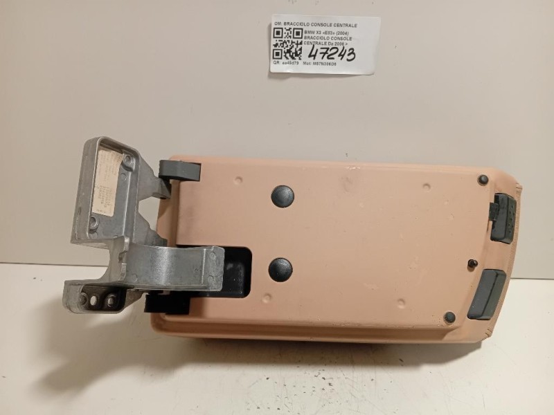 Bracciolo Console Centrale BRACCIOLO CONSOLE CENTRALE Bmw X3 E83 2004