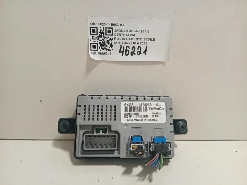 Centralina Riscaldamento Sedile ANT 8X23-14B663-AJ Jaguar XF I 2011