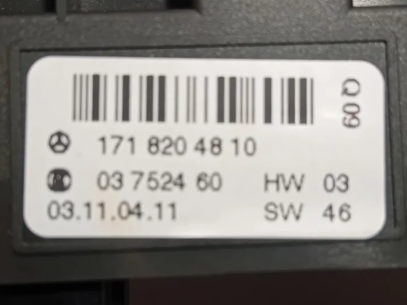 Centralina Riscaldamento Sedile ANT 1718204810 Mercedes Classe SLK R171 2004