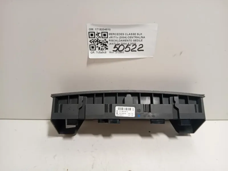Centralina Riscaldamento Sedile ANT 1718204810 Mercedes Classe SLK R171 2004