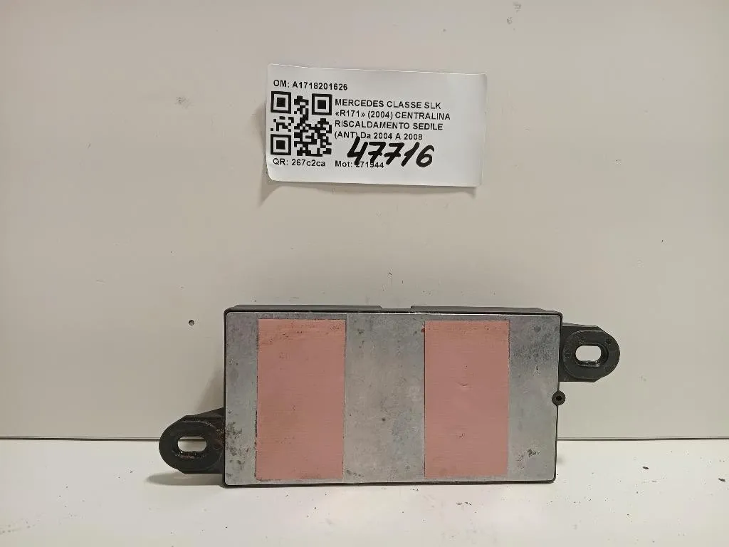 Centralina Riscaldamento Sedile ANT A1718201626 Mercedes Classe SLK R171 2004
