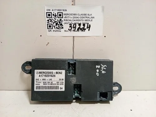Centralina Riscaldamento Sedile ANT A1718201626 Mercedes Classe SLK R171 2004