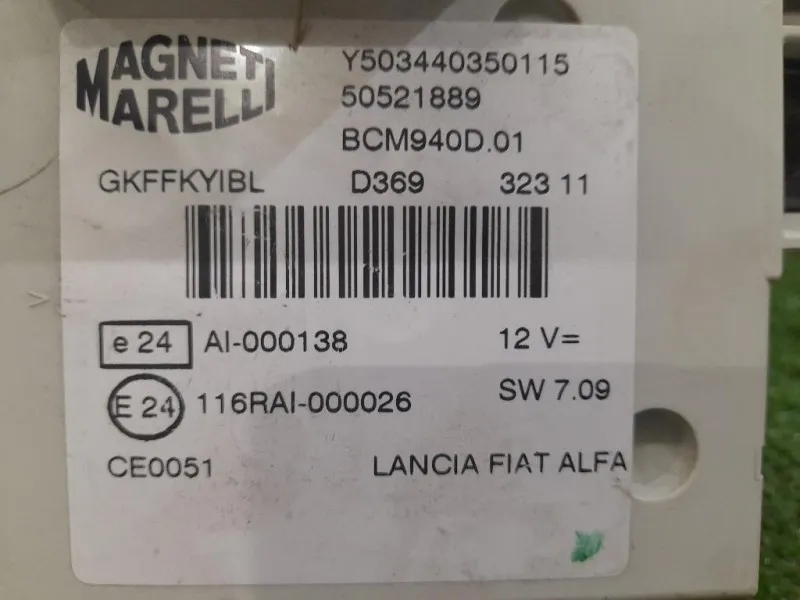 Centralina Scatola Fusibili 50521889 Alfa Romeo Giulietta 2010