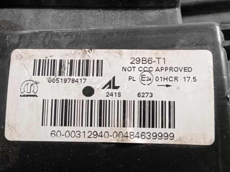 Proiettore ANT DX 0051978417 Fiat 500X 2015