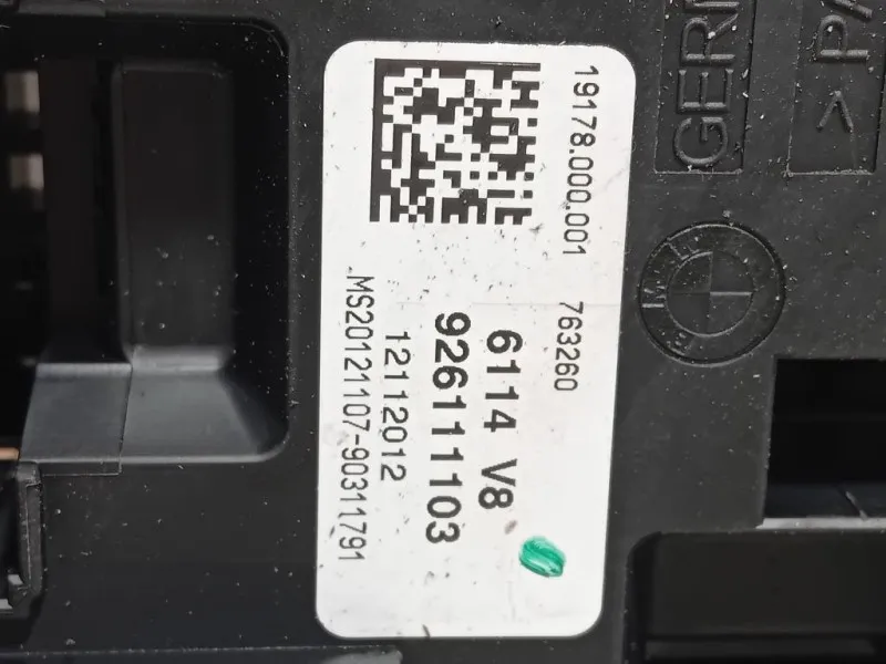 Centralina Scatola Fusibili 926111103 Bmw Serie 1 F20 Berlina 2012