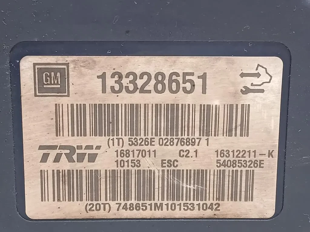 Pompa ABS ANT 13328651 Opel Insignia A 2009