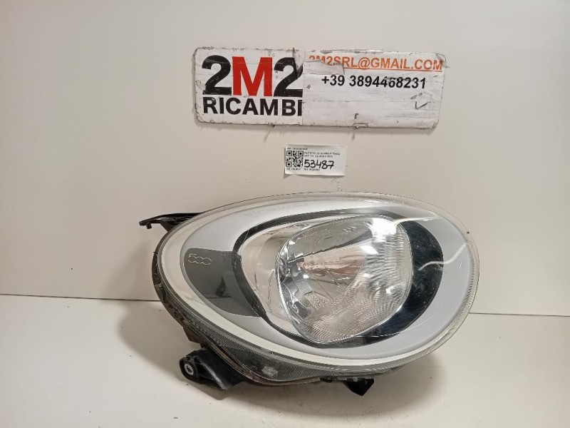 Proiettore ANT DX 00521021800 Fiat 500X 2018