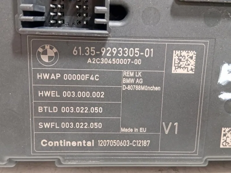 Centralina Scatola Fusibili 6135929330501 Bmw Serie 1 F20 Berlina 2012