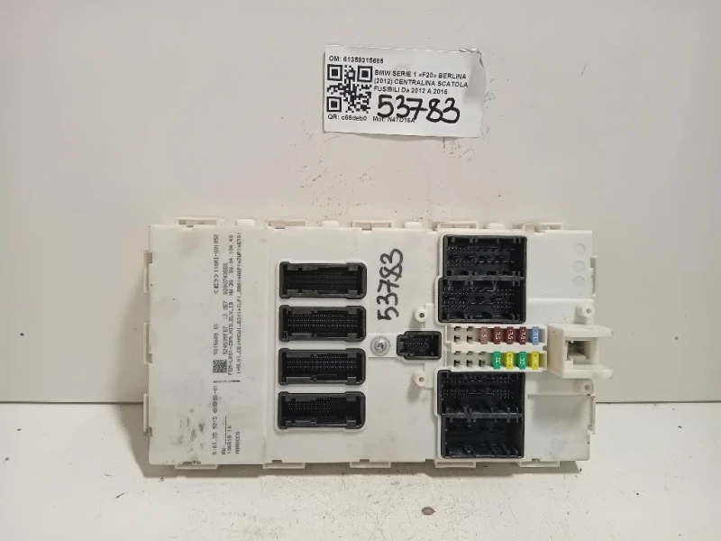 Centralina Scatola Fusibili 61359315685 Bmw Serie 1 F20 Berlina 2012
