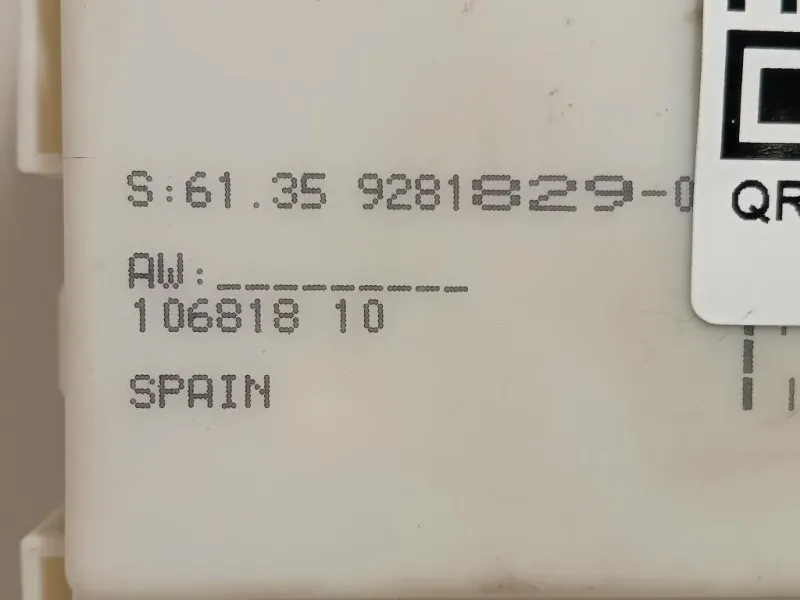 Centralina Scatola Fusibili 6135928182901 Bmw Serie 1 F20 Berlina 2012