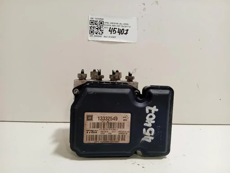 Pompa ABS ANT 13332549 Opel Insignia A 2009
