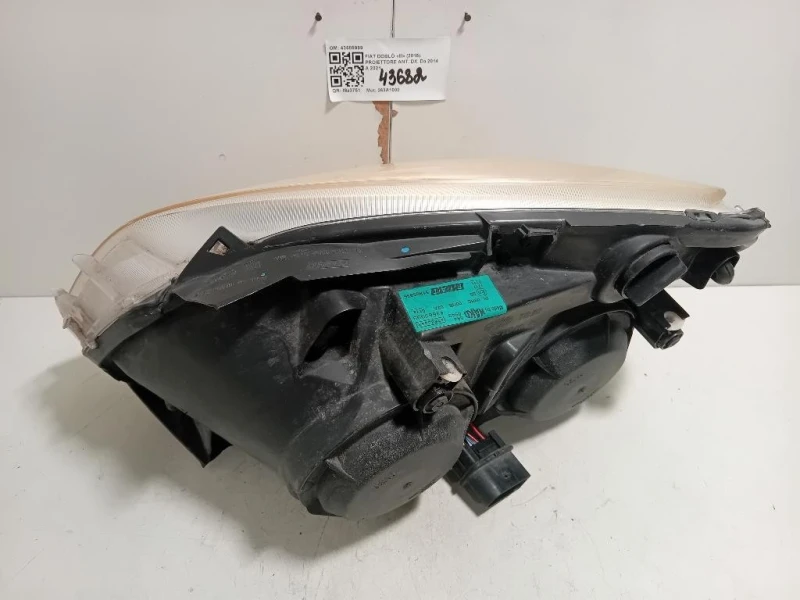 Proiettore ANT DX 43685999 Fiat Doblò III 2015