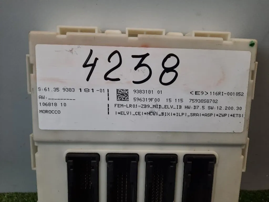 Centralina Scatola Fusibili 61359383181 9383181 Bmw Serie 1 F20 Berlina 2015