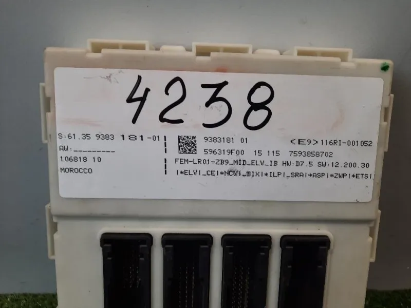 Centralina Scatola Fusibili 61359383181 9383181 Bmw Serie 1 F20 Berlina 2015