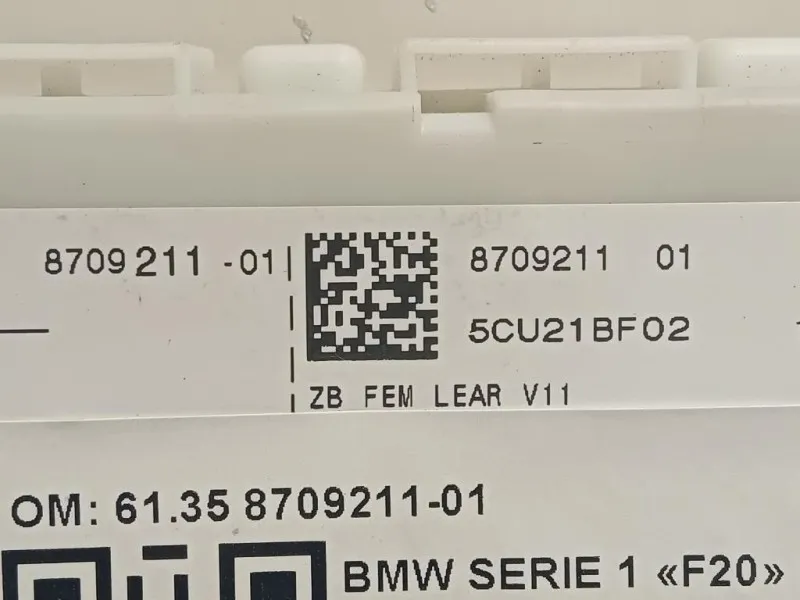 Centralina Scatola Fusibili 6135 8709211-01 Bmw Serie 1 F20 Berlina 2015