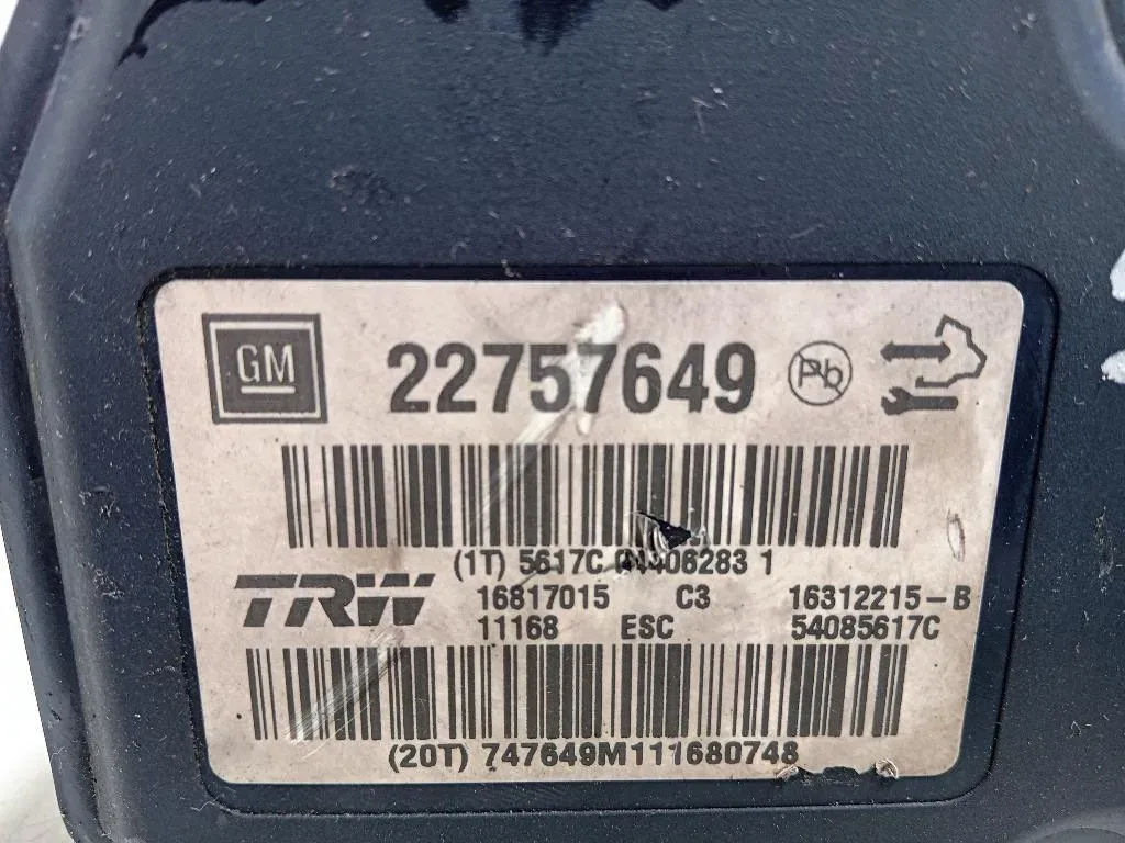 Pompa ABS ANT 22757649 Opel Insignia A 2009