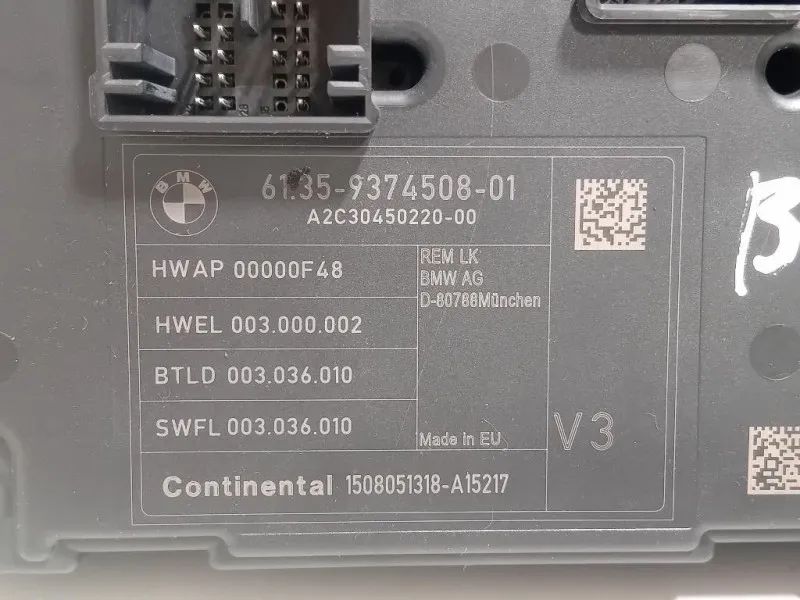 Centralina Scatola Fusibili 6135937450801 Bmw Serie 1 F20 Berlina 2015