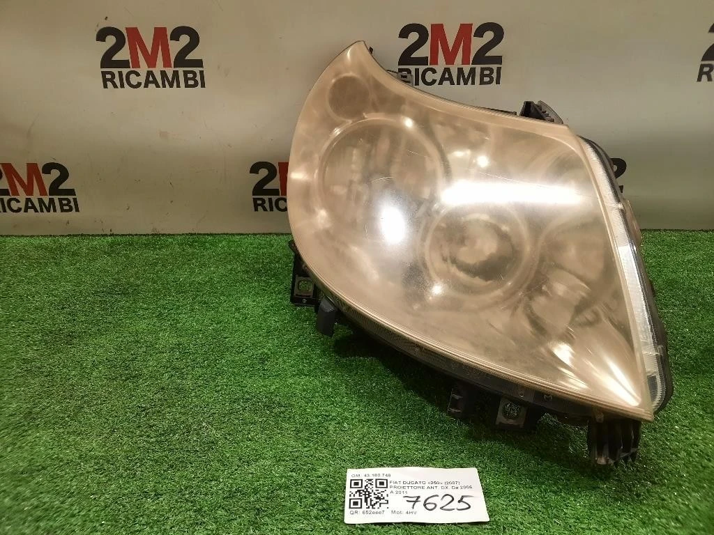 Proiettore ANT DX 43180748 Fiat Ducato 250 2007