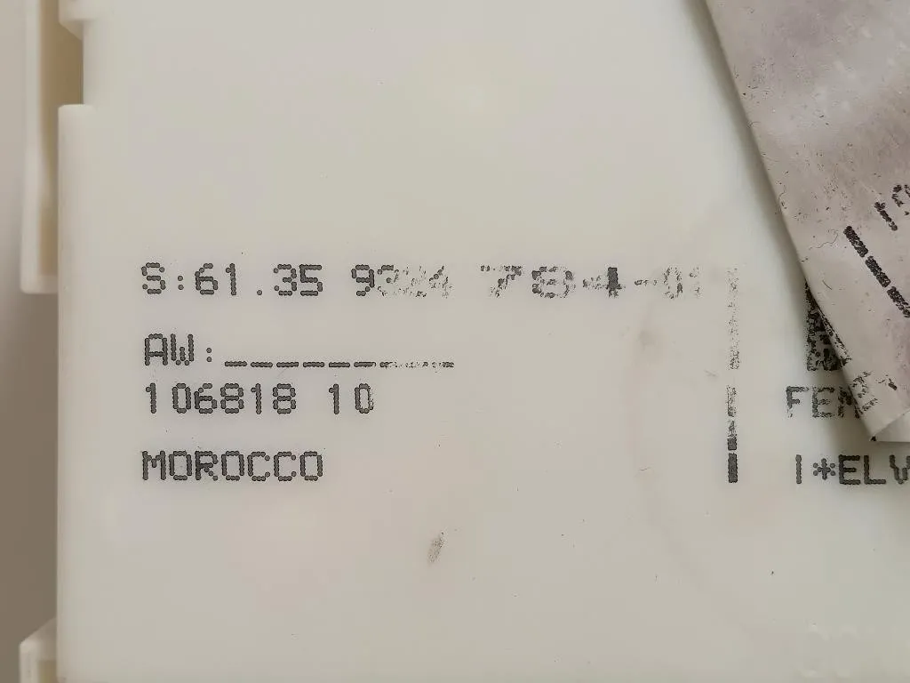 Centralina Scatola Fusibili 932478401 Bmw Serie 3 F30 Berlina 2012