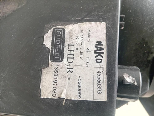 Proiettore ANT DX 45560393 Fiat Fiorino III 2008