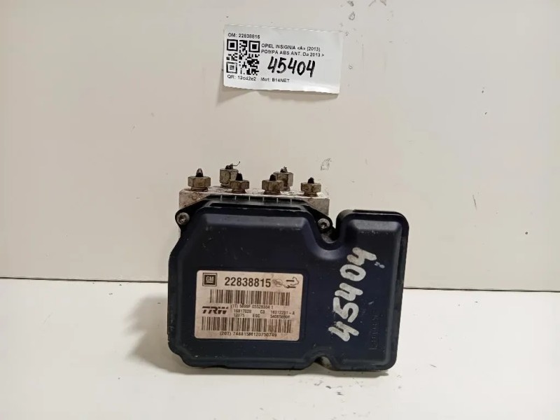Pompa ABS ANT 22838815 Opel Insignia A 2013