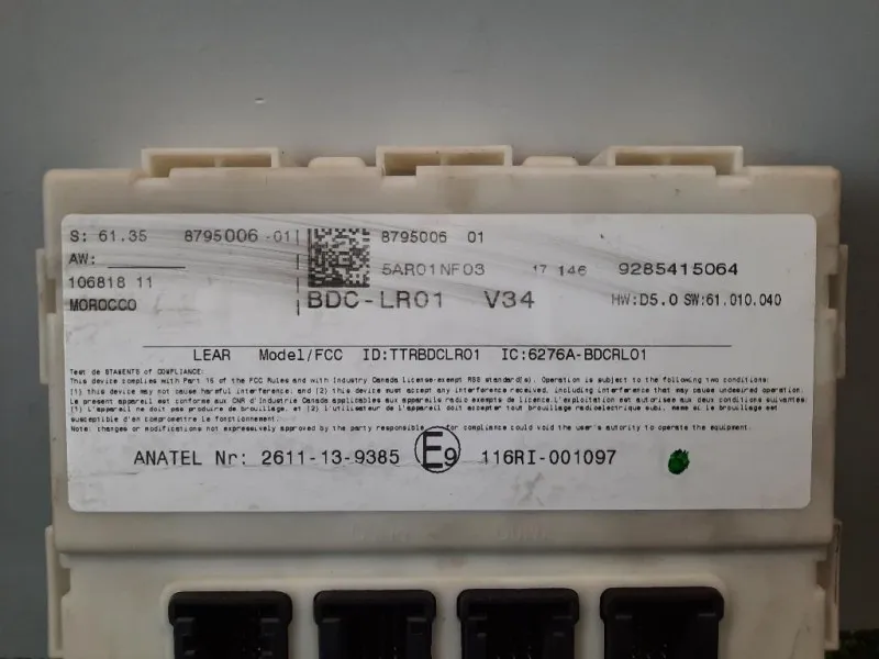 Centralina Scatola Fusibili 61358795006 Bmw X1 F48 2015