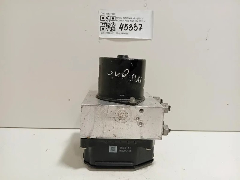 Pompa ABS ANT 22827930 Opel Insignia A 2013