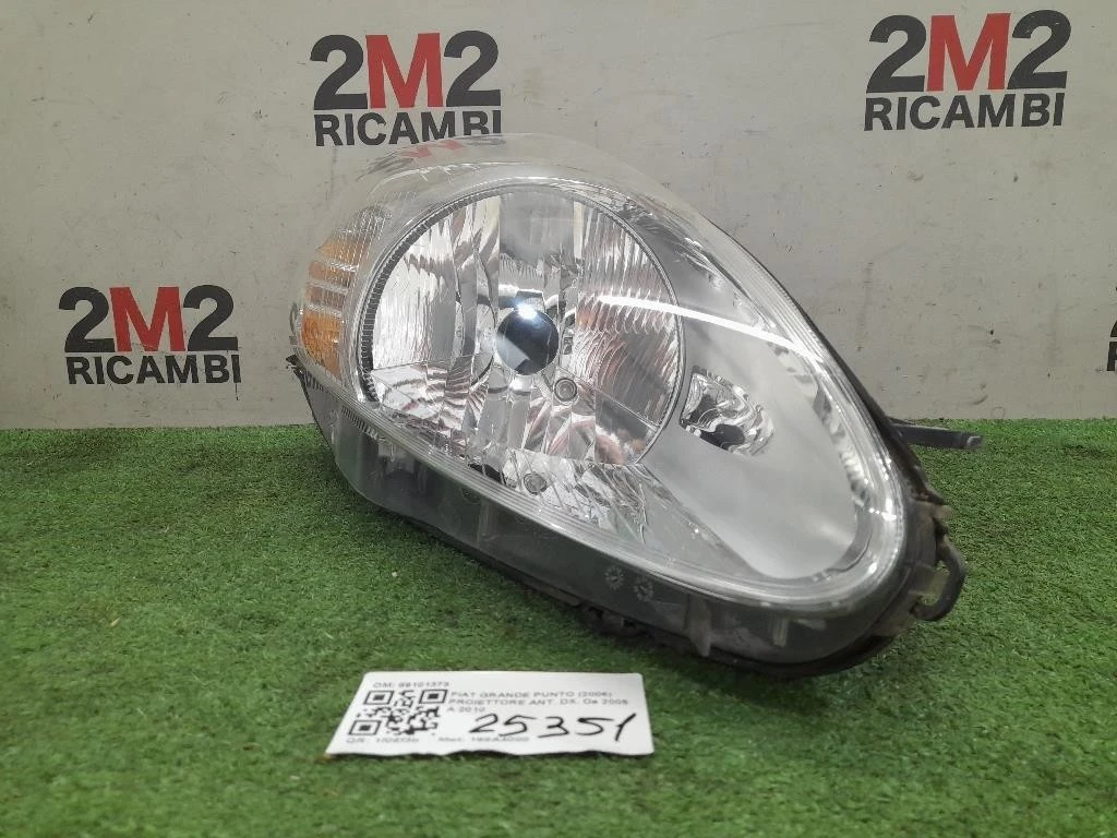 Proiettore ANT DX 89101373 Fiat Grande Punto 2006