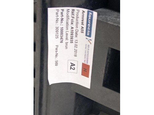 Bracciolo Console Centrale A1093935 Citroen DS3 2016