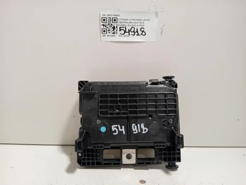 Centralina Scatola Fusibili 9667199680 Citroen C3 Picasso 2013
