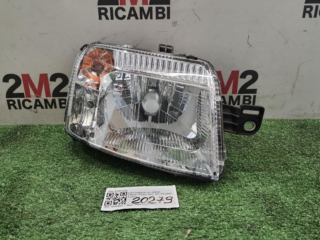 Proiettore ANT DX 51867675 Fiat Panda II 2004