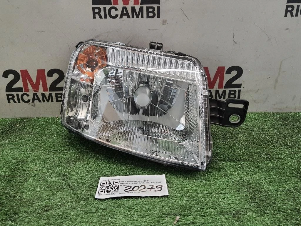 Proiettore ANT DX 51867675 Fiat Panda II 2004