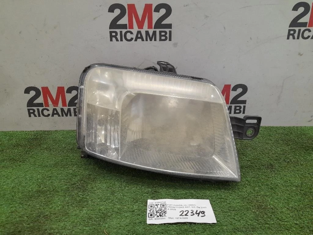 Proiettore ANT DX 41680748 Fiat Panda II 2004