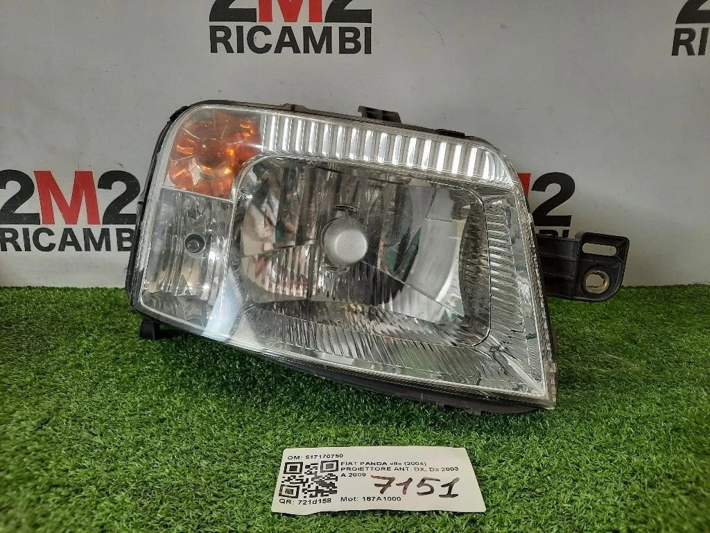 Proiettore ANT DX 517170750 Fiat Panda II 2004