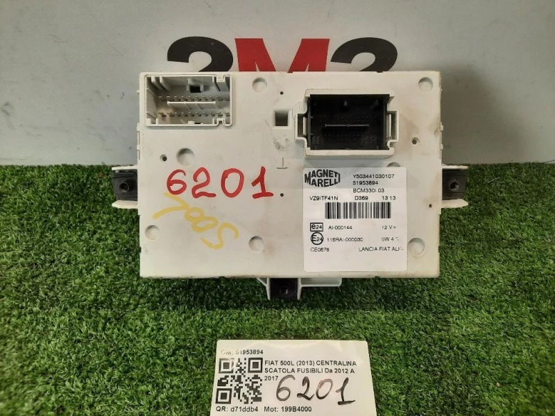 Centralina Scatola Fusibili 51953894 BODY Fiat 500L 2013