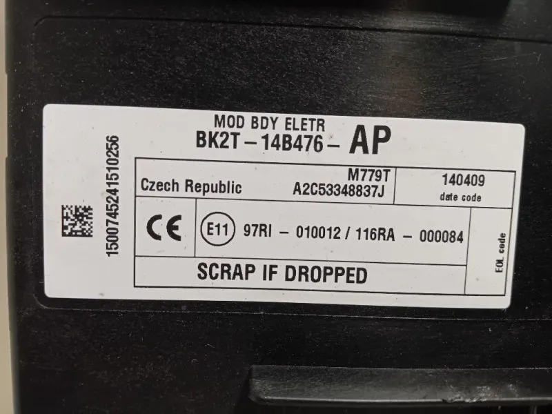 Centralina Scatola Fusibili BK2T14B476AP Ford Transit Custom I 2013