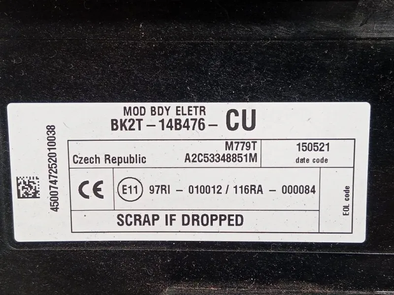 Centralina Scatola Fusibili BK2T-14B476-CU Ford Transit Custom I 2013