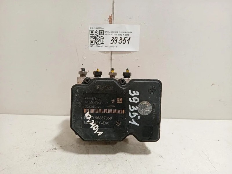 Pompa ABS ANT 95367359 Opel Mokka 2013