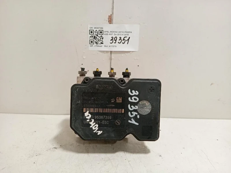 Pompa ABS ANT 95367359 Opel Mokka 2013