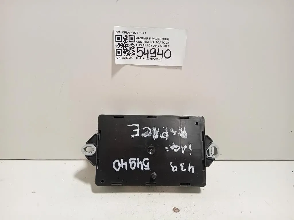 Centralina Scatola Fusibili CPLA-14Q073-AA Jaguar F-pace 2015